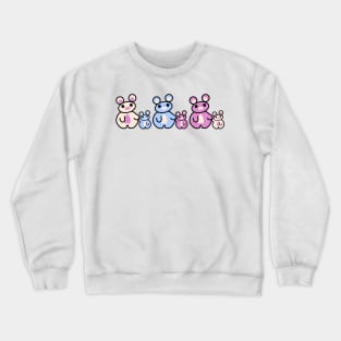 Three Chibis and Chibitos Crewneck Sweatshirt